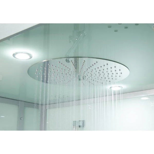 Maya Bath Anzio Platinum Freestanding Steam Shower