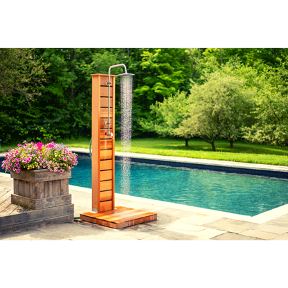 Dundalk LeisureCraft Sunlight Outdoor Shower - Clear Cedar