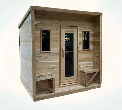 True North Canadian Made 5 Person Outdoor Traditional Cabin Sauna